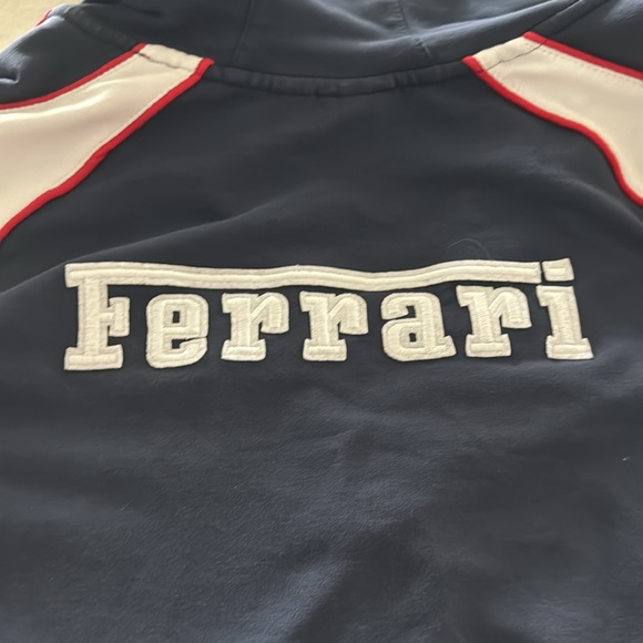 Men’s Ferrari Hoodie Zip with pockets sweatshirt L - Picture 6 of 7